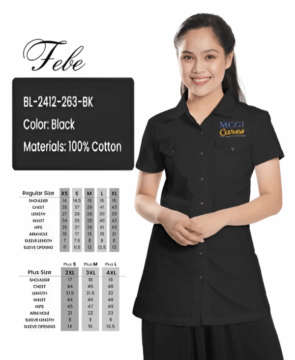 black blouse female